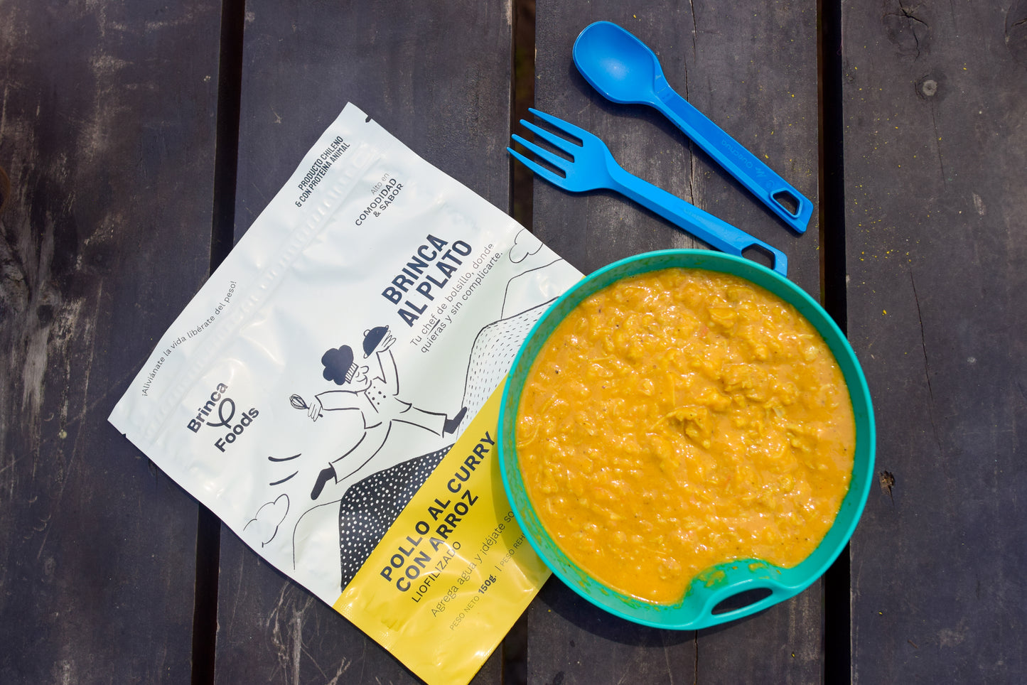 Brinca al Plato | Pollo al Curry con Arroz