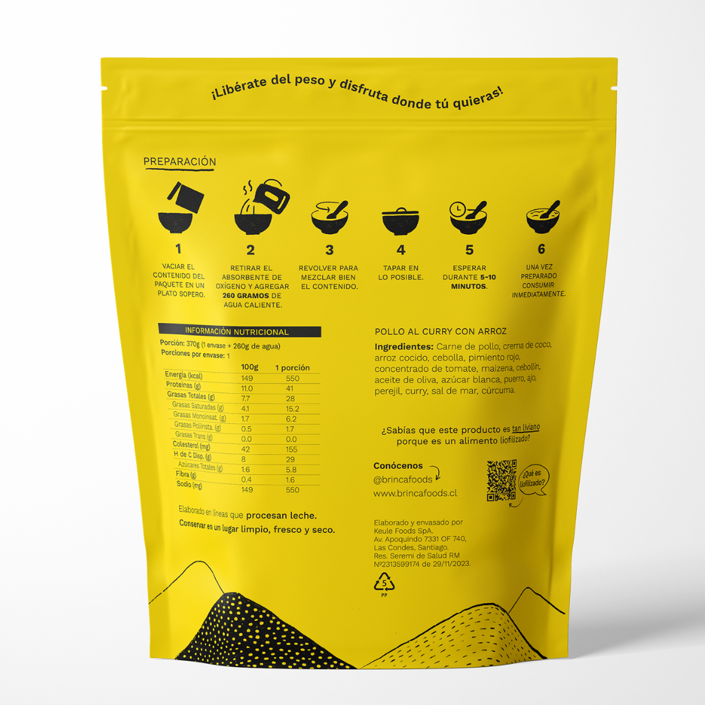 Brinca al Plato | Pollo al Curry con Arroz