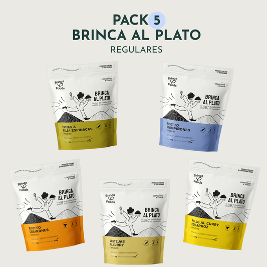 Pack 5 | Brinca al Plato | Tamaño Regular