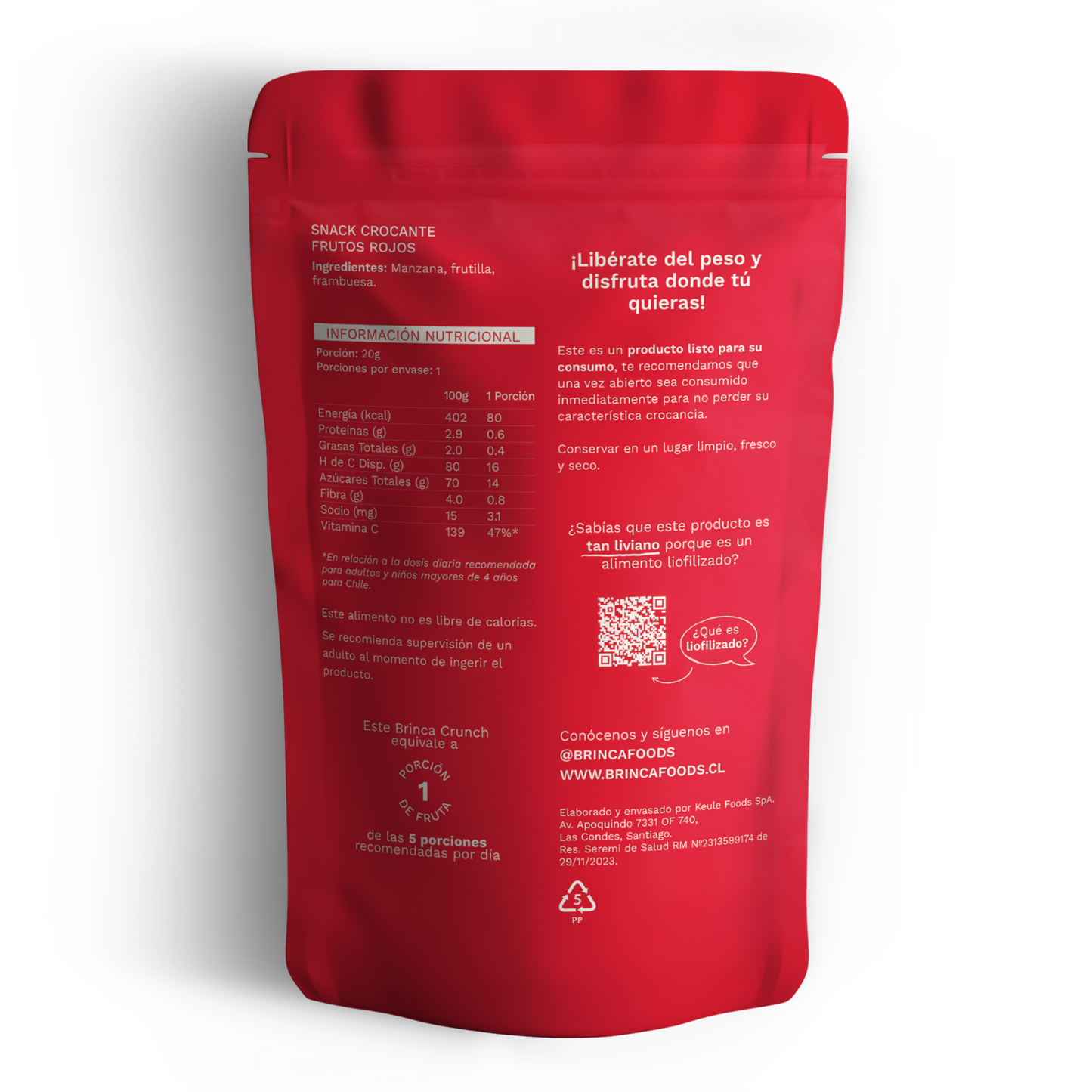 Brinca Crunch | Frutos Rojos