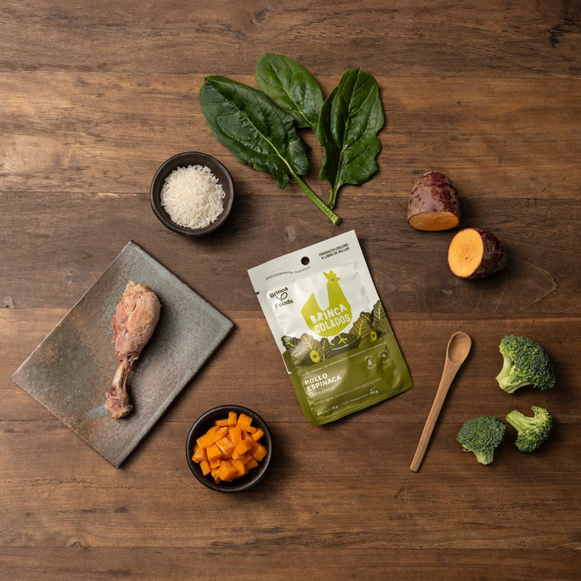 Brinca Colados | Pollo Espinaca