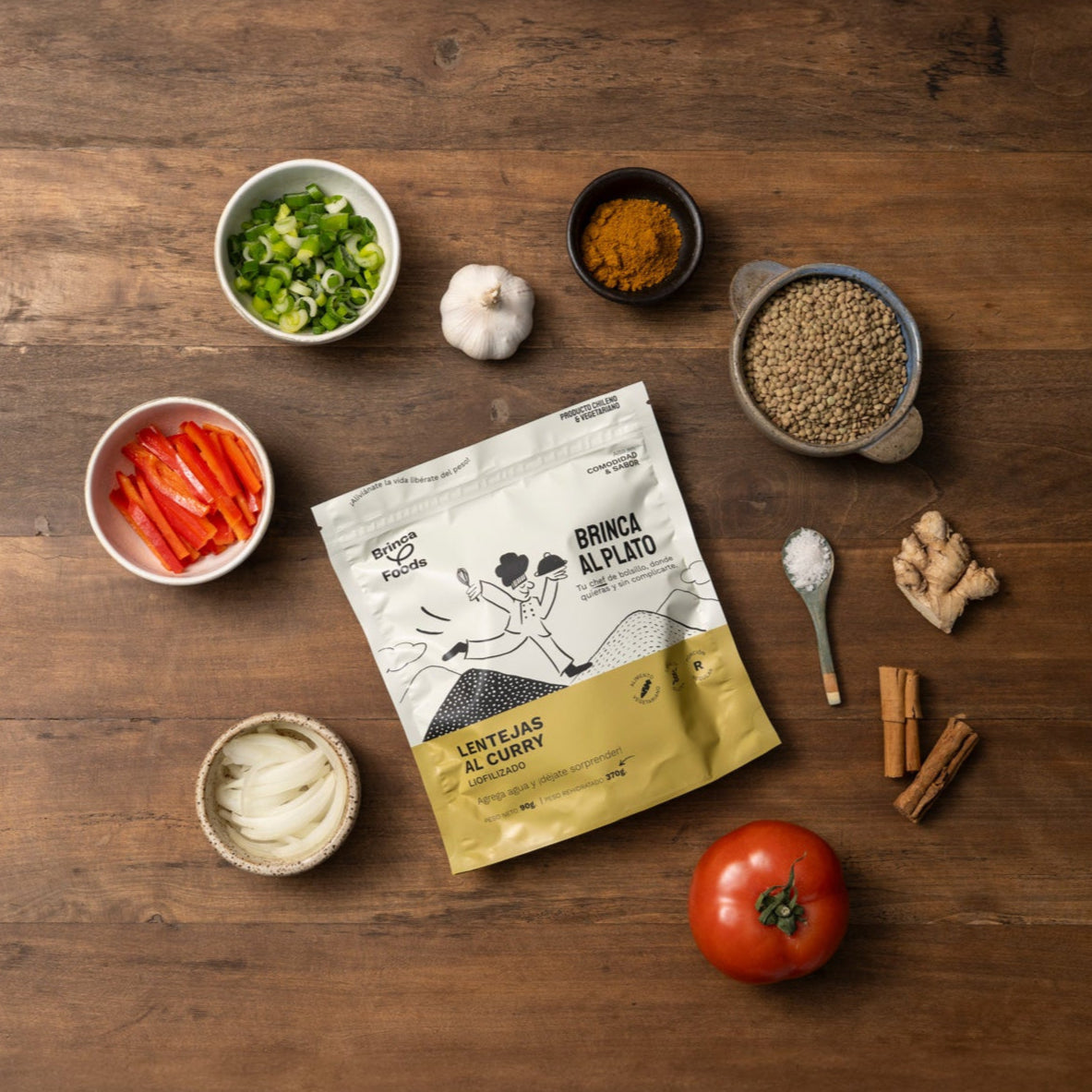 Brinca al Plato | Lentejas al Curry