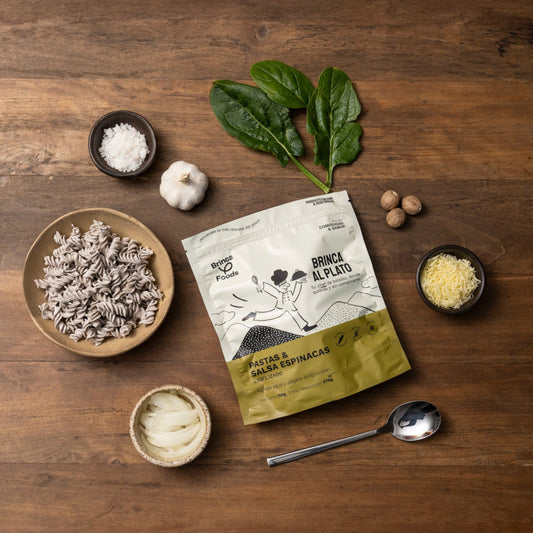 Brinca al Plato | Pasta & Salsa de Espinacas