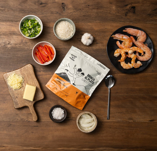 Brinca al Plato | Risotto de Camarones