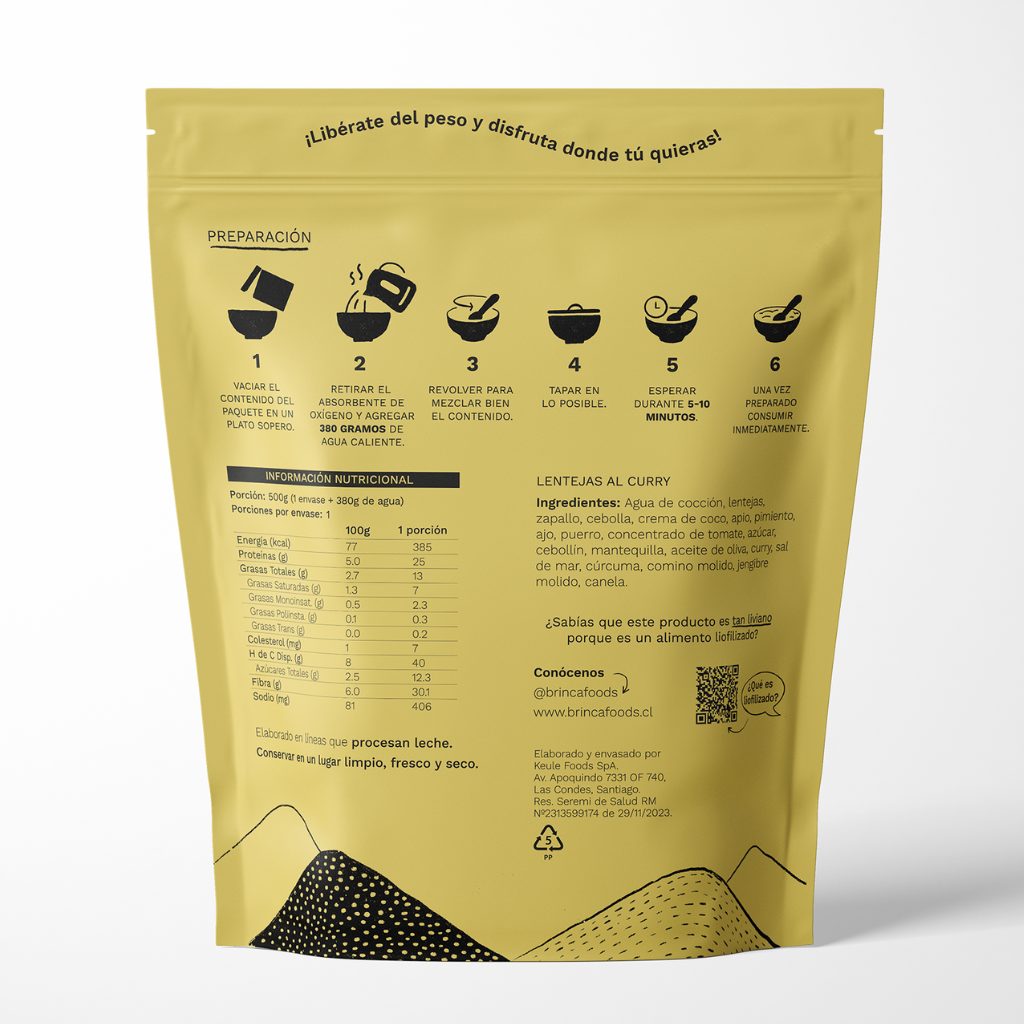 Brinca al Plato | Lentejas al Curry