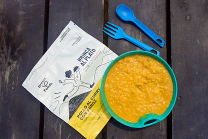 Brinca al Plato | Pollo al Curry con Arroz