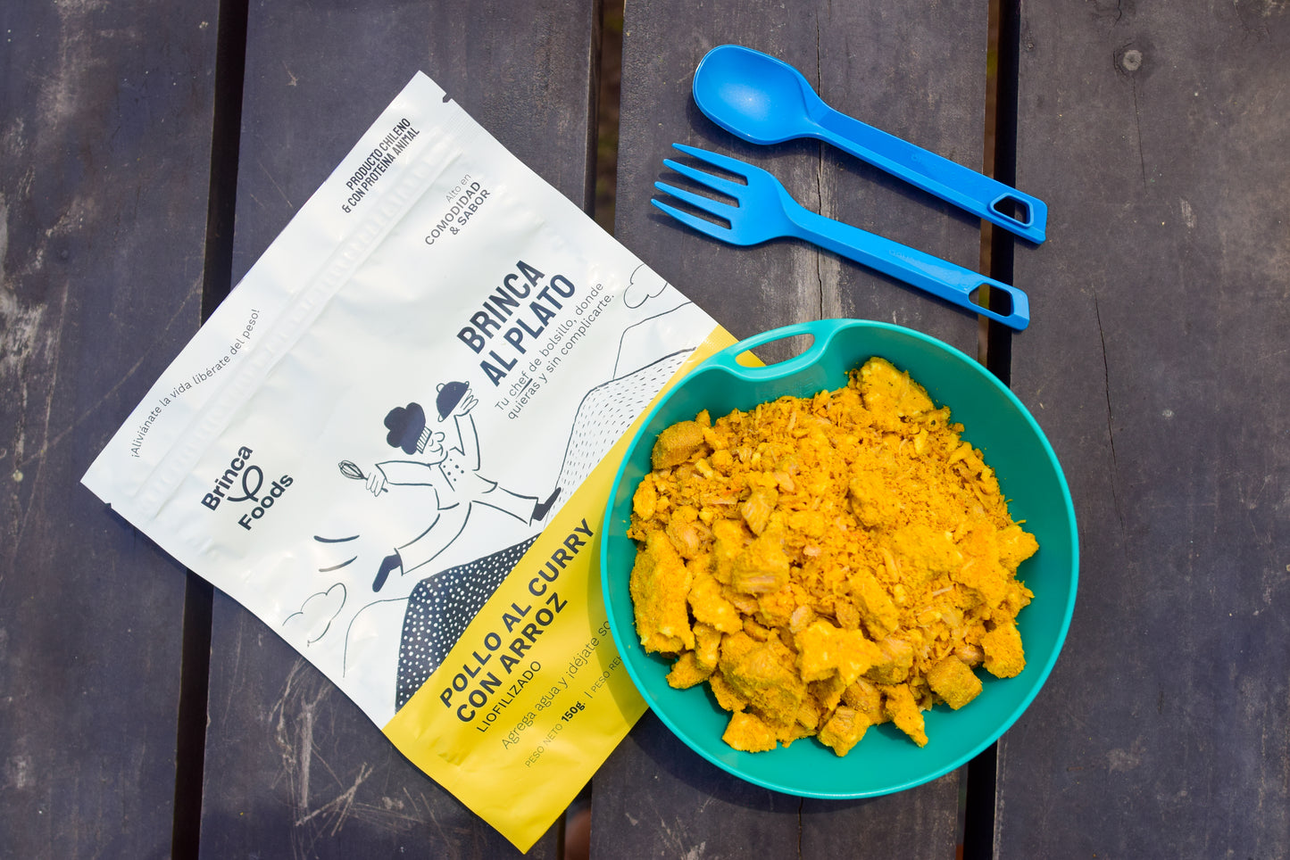 Brinca al Plato | Pollo al Curry con Arroz