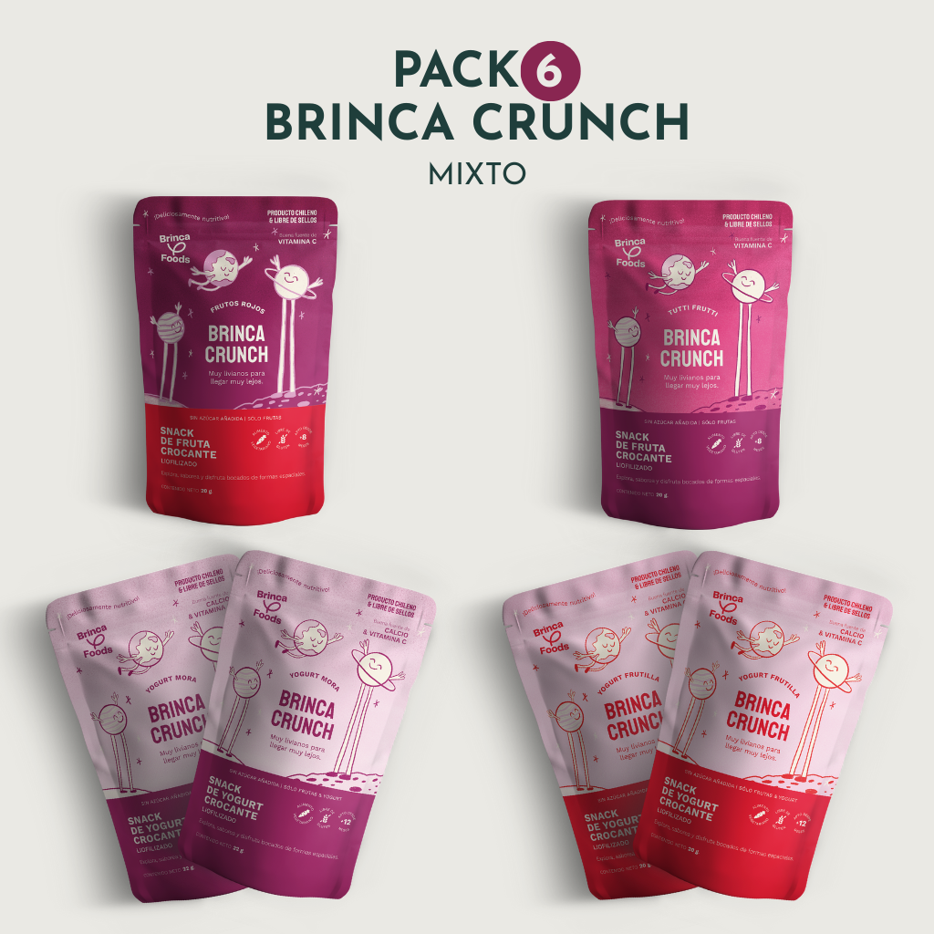Pack 6 | Brinca Crunch | Mixto 2