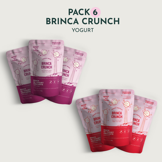 Pack 6 | Brinca Crunch | Yogurt