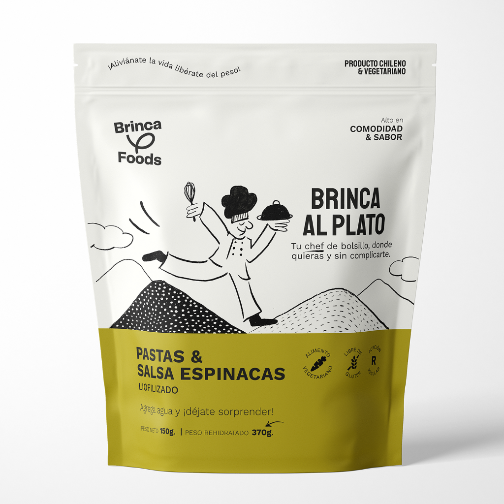 Brinca al Plato | Pasta & Salsa de Espinacas