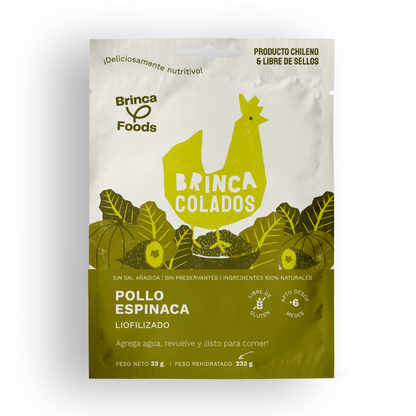 Brinca Colados | Pollo Espinaca