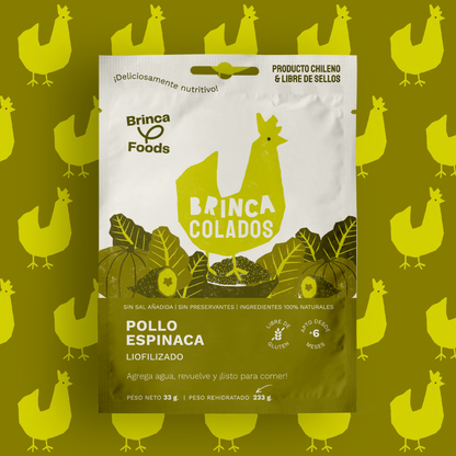 Brinca Colados | Pollo Espinaca