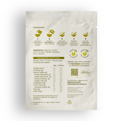 Brinca Colados | Pollo Espinaca