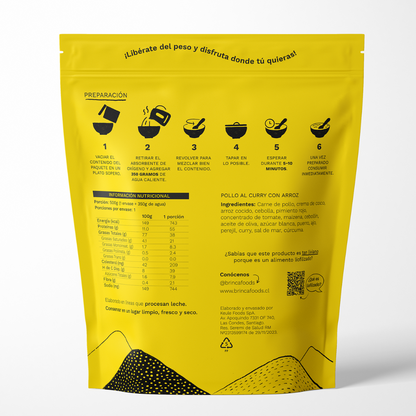 Brinca al Plato | Pollo al Curry con Arroz