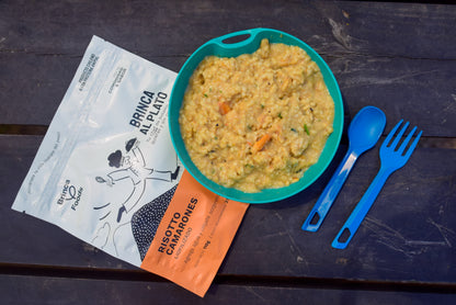 Brinca al Plato | Risotto de Camarones