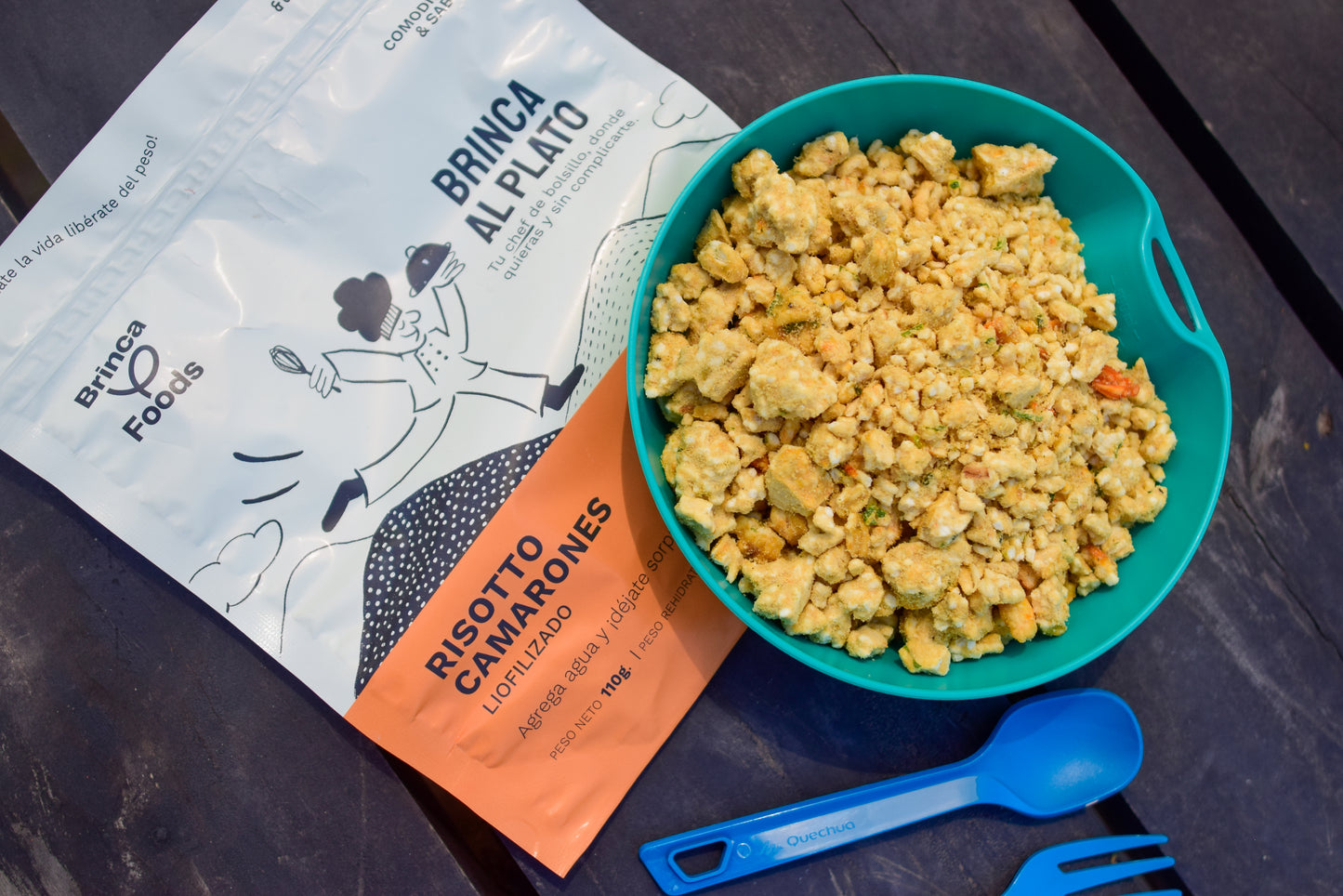 Brinca al Plato | Risotto de Camarones