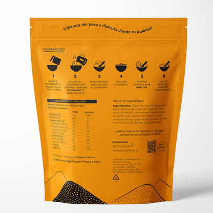 Brinca al Plato | Risotto de Camarones