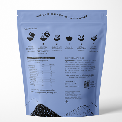 Brinca al Plato | Risotto de Champiñones