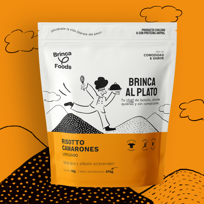 Brinca al Plato | Risotto de Camarones