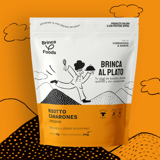 Brinca al Plato | Risotto de Camarones