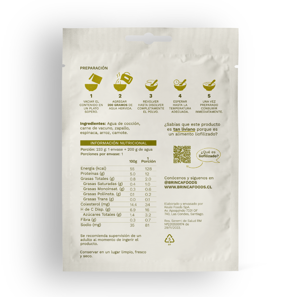 Brinca Colados | Vacuno Espinaca