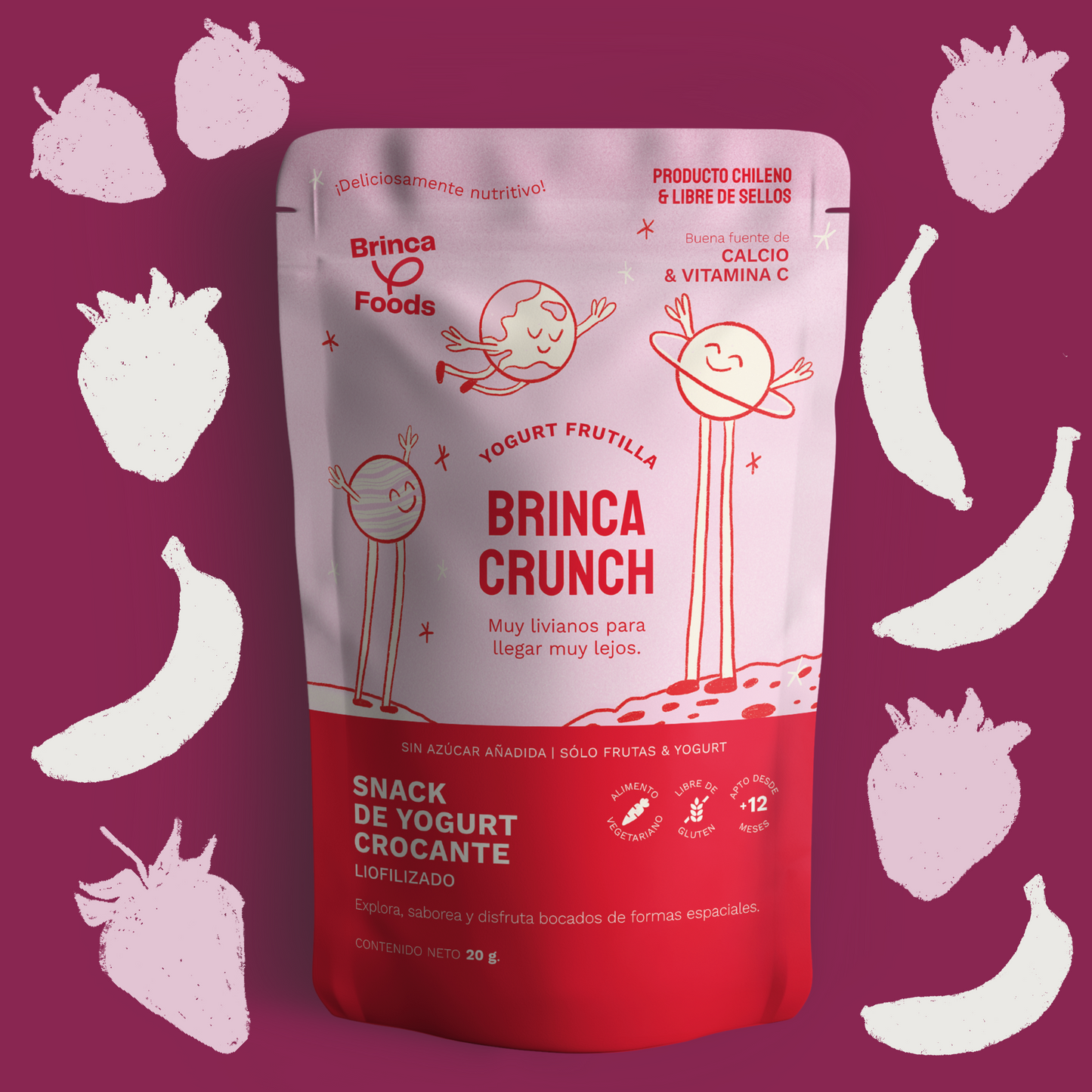 Brinca Crunch | Yogurt Frutilla